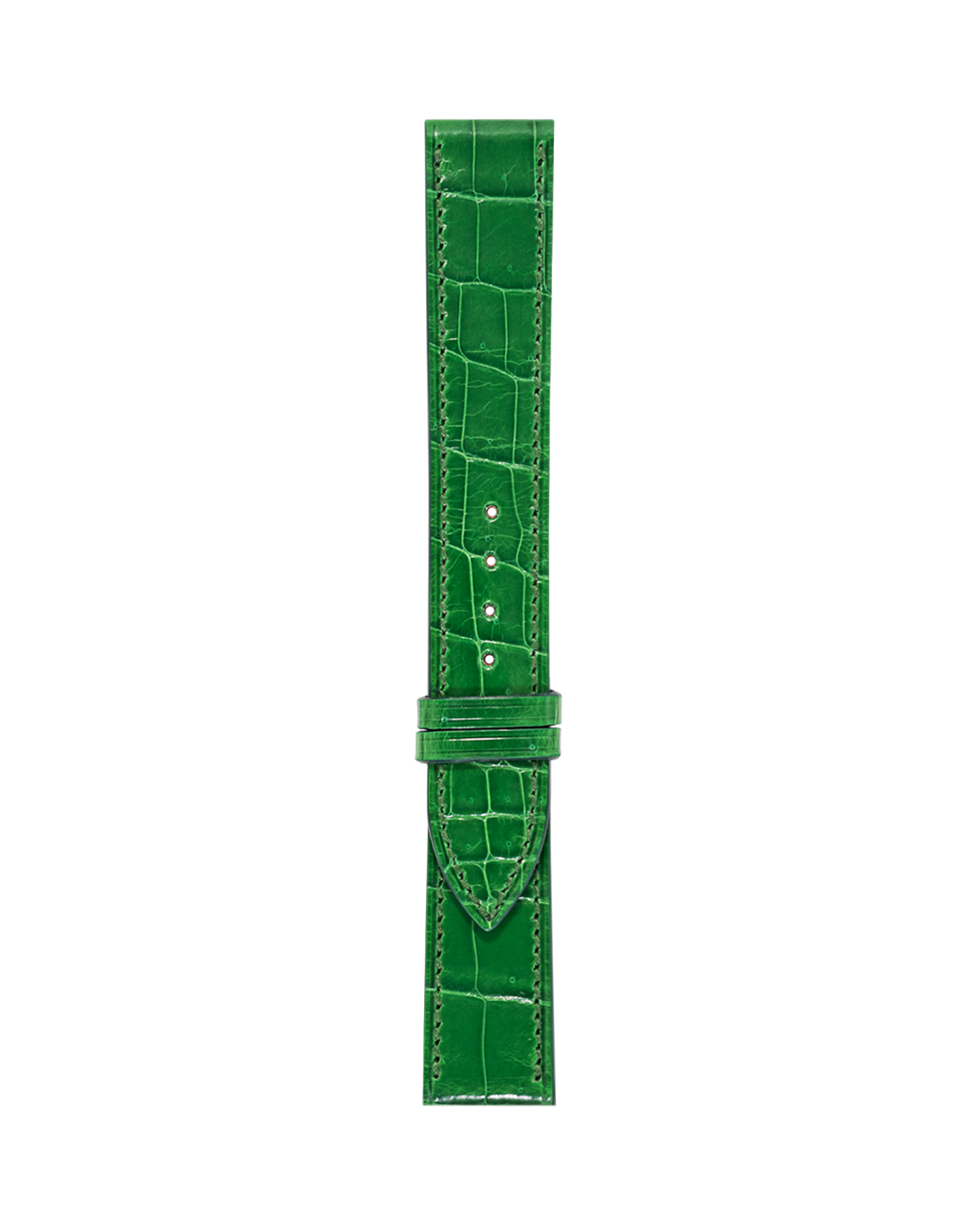Crocodile@Green Glossy Strap