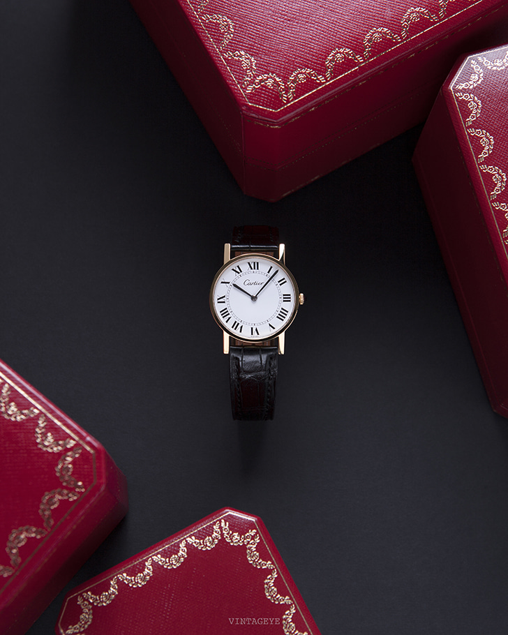 CARTIER@Round Gold Plated M4465